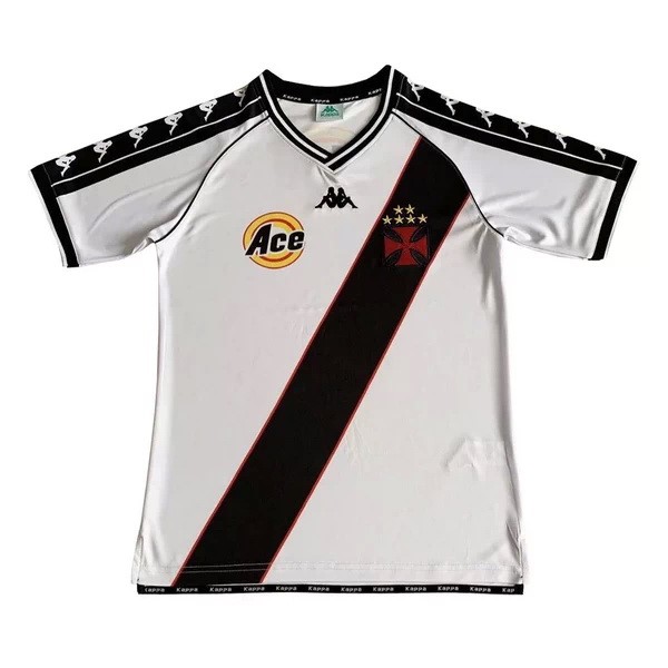 Tailandia Camiseta Vasco da Gama 1st Retro 1999 2000 Blanco